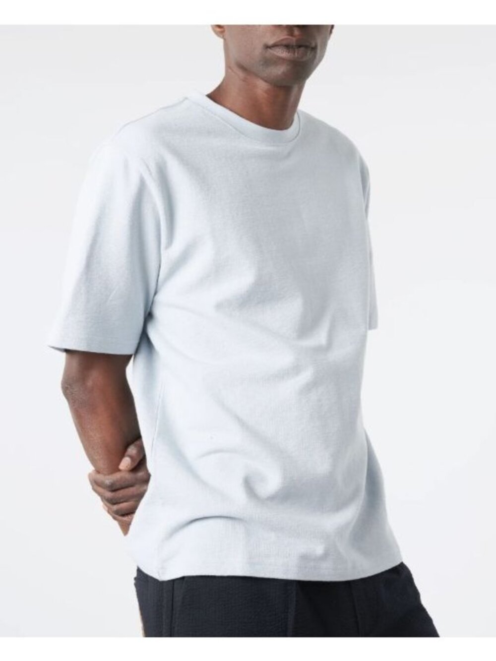 WAX LONDON dean short sleeve shirt in blue size M